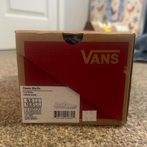 Vans True White Classic Slip-On Sneakers